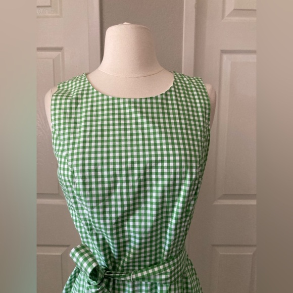 TOMMY Hilfiger Cotton Gingham fit & flare dress size 4 - Picture 6 of 12